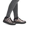 Rieker Platform Laced Shoe - Metallic